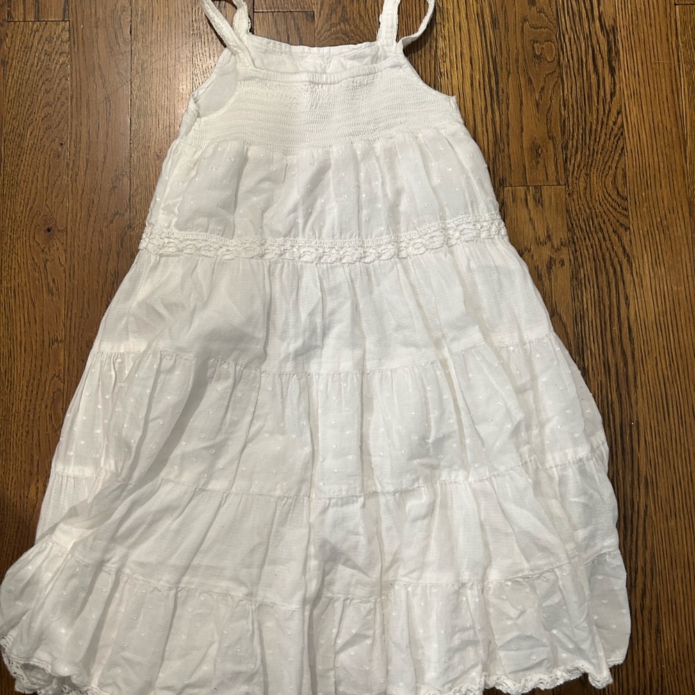 Next White Tiered Kids Dress
